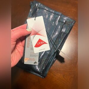 MONO B Glitter /Sparkle Compression Leggings XL